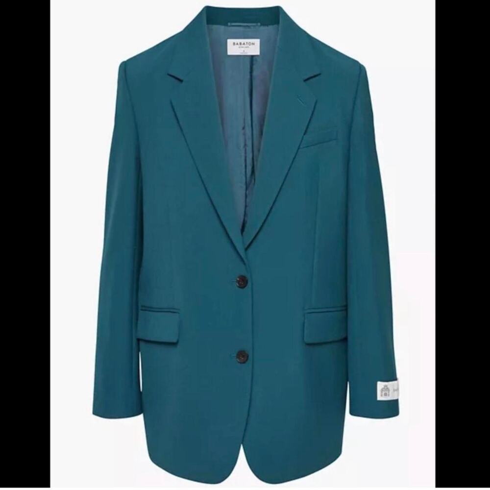 Babaton New Agency Blazer in Teal